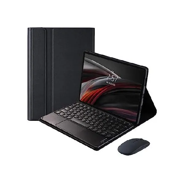 QYiiD Touchpad Keyboard Case for Huawei MatePad Pro 11 2022 11.0 inch, Folio Keyboard Case Cover with Cute Round Key Wireless Detachable Touc_並行輸入