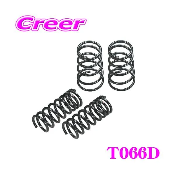 RS-R ダウンサス T066D トヨタ ZN6 86(MC後)用 ダウン量 F 25～20mm R 25～20mm ローダウン