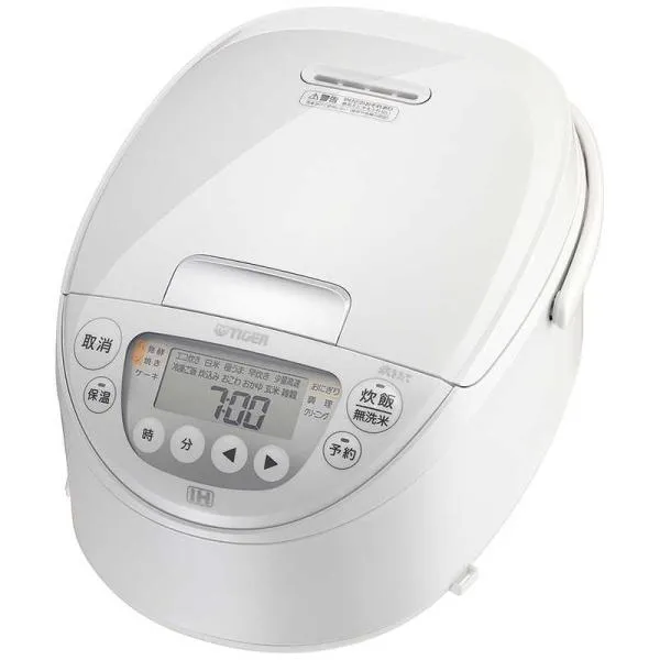タイガー TIGER 炊飯器 5.5合 炊きたて IHジャー 遠赤黒厚釜 ピュアホワイト JPW-M100WY