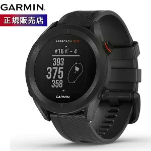 【1等最大10万ポイント当たる！31日まで！】ガーミン Approach S12 Black アプローチ ブラック 010-02472-20 GARMIN スマートウォッチ ブラック ゴルフ GPS ウェアラブル 腕時計 メンズ レディース
