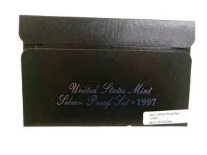 1997-S. アメリカ合衆国造幣局 シルバープルーフセット。USPC97BB