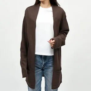 INSCRIRE（アンスクリア） K1CS ボタンレスコットンカーディガン 26061001039v