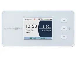 Speed Wi-Fi 5G X12 NAR03 [アイスホワイト]