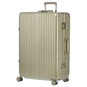 【最大46倍 4/25限定】スーツケース Lサイズ LL 90L 受託無料 158cm以内 大型 大容量 軽量 丈夫 アルミフレーム シルバー DBCラゲージ HIRODBC ADL-G28 キャリーケース