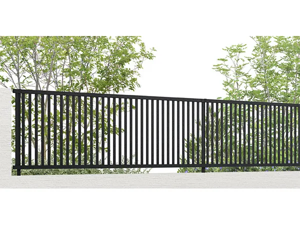 フェンス(工事費込み) フェンスAB TR3型 縦格子3[幅:2000mm 高さ:1000mm カラータイプ:シャイングレー] LIXIL リクシル | 外構 ガーデニング 置くだけ diy おしゃれ 160 1800 h1500 2m 高さ180 単品可 板 支柱 モダン シート つる フラワースタンド 外壁 植物