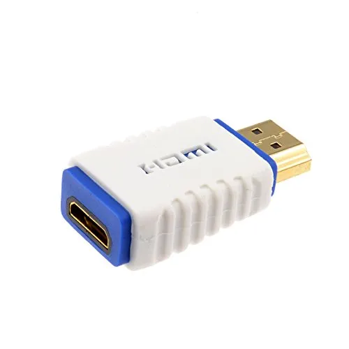 Kenable PRO HDMI MINI C ソケット HDMI 2.0プラグ 高速アダプター ホワイト