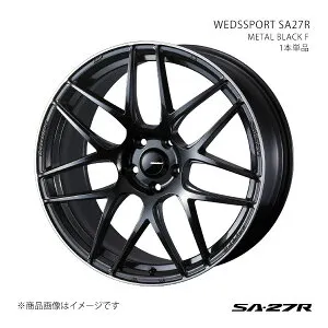 【19インチ 5H114.3 8.0J +45】アルミホイール1本単品 CX-30 DM系/FF SA27R METAL BLACK/F 0074481