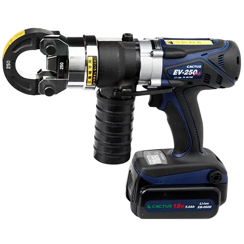 EV-250DL-DB カクタス 18V/14.4V兼用圧着工具 標準セット+予備バッテリー付セット CACTUS