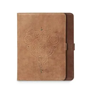 【iPad 9.7インチ 2018 / iPad 9.7インチ 2017 / iPad Air初代 兼用】ZENUS Prestige Retro Vintage Diary（ゼヌス プレステージ レトロビンテージダイアリー）スタンド機能付 本革 レザーケース ダイアリー 手帳