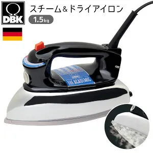 アイロン スチーム&ドライアイロン コード付 THE ACADEMIC ジ・アカデミック DBK社 ドイツ製
