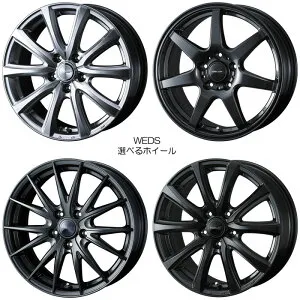 18インチホイール 選べるデザイン [CR-V RE3 RE4 純正サイズ[225/60R18]に適合] 4本 1台分 18×7.5J+55 5H 114.3 φ73