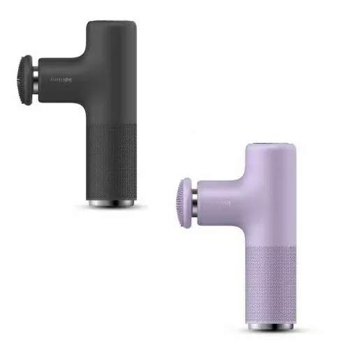 フィリップス ミニ筋膜リリースガン PPM7311 | Philips 筋膜リリースガン ブラック パープル
