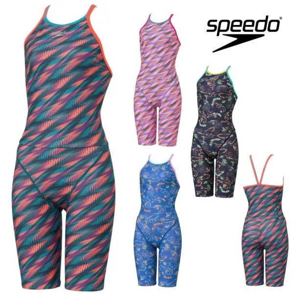 スピード SPEEDO 競泳水着 練習用水着 レディース ファンピースターンズスーツーミドル オールインワン セパレート ENDURANCE ECO 競泳練習水着 STW22502