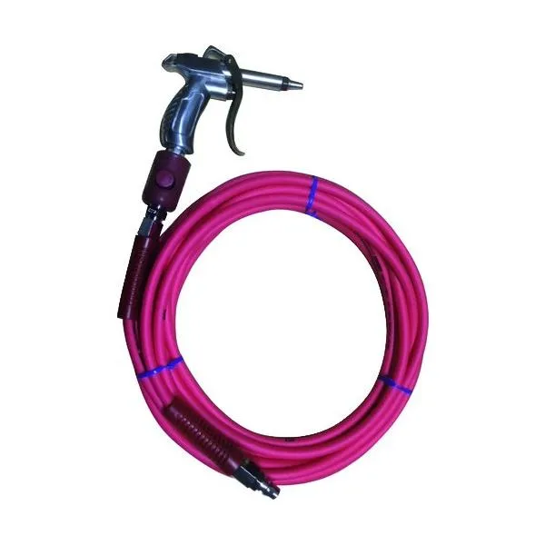 ヤマトエンジニアリング PVCエアホース ボタン式カップリング付 ブローガンセット H85BT-D100-10