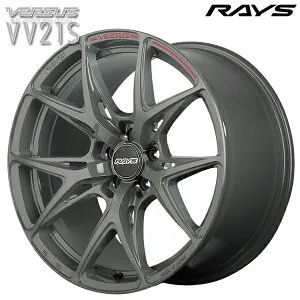 19インチ 8.5J 5H108 +45 RAYS レイズ ベルサス クラフトコレクション VV21S G8J（アームズグレー/文字MC/RAP[レッドクリアー]） アルミホイール単品 1本 4本以上送料無料