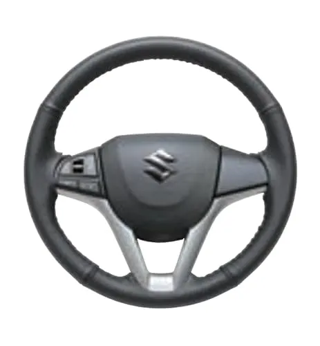 【スズキ純正】ソリオ (SUZUKI SOLIO)【本革ステアリングホイールカバー】ハンドルカバー【裁縫タイプ】【色：ブラック】適合：【MA26S/MA36S/MA46S 】//【G】【HYBID MX】【HYBRID SX】2015年08月~2020年1