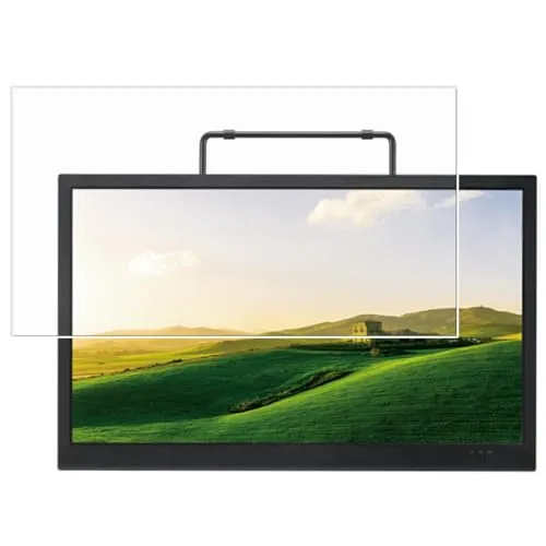 [2枚セット] CLEARVISTA グリーンハウス GH-PDTV17A-BK 17.3インチ用 [高硬度10H 衝撃吸収 ブルーライトカット 抗菌 クリア] オールインハイスペックフィルム 保護フィルム 日本製