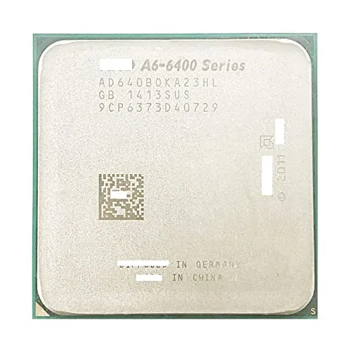 3PC A6 シリーズ A6-6400 3.9G 65W デュアルコア CPU プロセッサ AD640BOKA23HL ソケット FM2