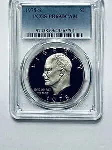1978-S アイゼンハワー ドル PCGS PR69DCAM