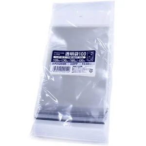 ショーエイコーポレーション ヘッダー付OPP袋120×(30+185)+30mm 0.03mm厚 1セット(2000枚:100枚×20パック)(4959512000120 x20) 取り寄せ商品