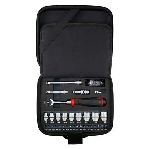 ☆VESSEL/ベッセル 400ER3-1M 電動スリムラチェットセット キャリングケース入