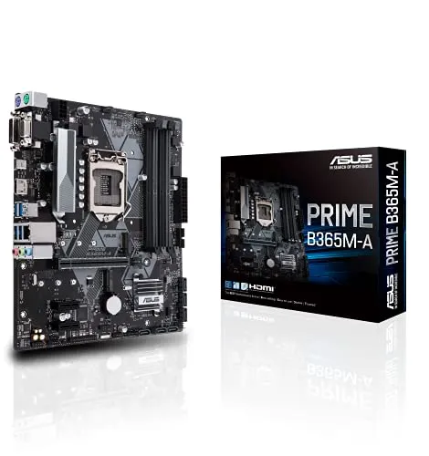 ASUS Prime B365M-A LGA 1151（H4スロット）Micro ATXマザーボード（DDR4-SDRAM、DIMM、2133、2400、2666 MHz、デュアル、64 GB、Intel）