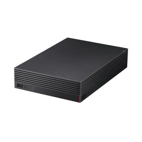 BUFFALO バッファロー HD-EDS6U3-BE ブラック 外付けHDD 6TB パソコン＆テレビ録画用
