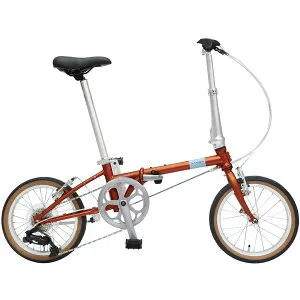 Boardwalk 16 フォールディングバイク Matt Terracotta DAHON INTERNATIONAL (ダホンインターナショナル) [折り畳み自転車 16インチ 7段変速]