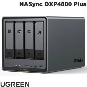 RAID ケース HDDケース 外付け 4台 4BAY UGREEN NASync DXP4800 Plus 4+2ベイ # DXP4800Plus ユーグリーン (ストレージケースRAID)