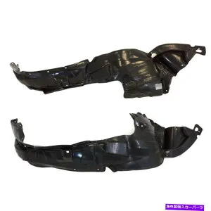 Fender Liner Splash AM左、ホンダパイロットのための左右一対のスプラッシュシールド AM Left,Right Pair Splash Shield For Honda Pilot 【並行輸入品】