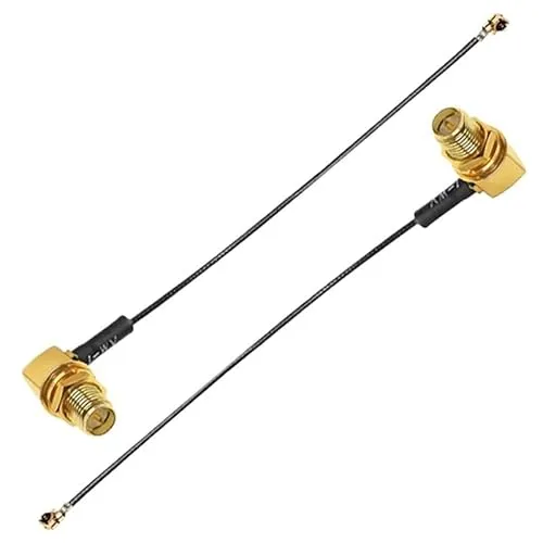 2/4/8個 RPSMA ピグテールケーブル SMA メスコネクタ - UFL/U.FL ケーブル (WI/*FI アンテナ延長用)(RPSMA-KW,16PCS,30cm)