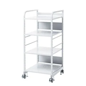 【北海道・沖縄・離島配送不可】【代引不可】高耐荷重ラック(H1300) 重量機器を各棚50kgまで搭載可能 スチール製 ライトグレー サンワサプライ RAC-HL4