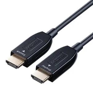 500-HD027-30 HDMIケーブル 光ファイバー AOC 8K/60Hz 4K/120Hz バージョン2.1準拠品 細い 30m ゲーム PS5 HDMIケーブル タイプA