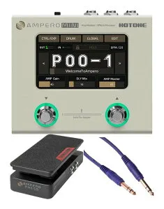 【送料込】HOTONE AMPERO MINI + AMPERO PRESS 25k コンパクト ストンプボックス / マルチ・エフェクター/純正エクスプレッションペダル付