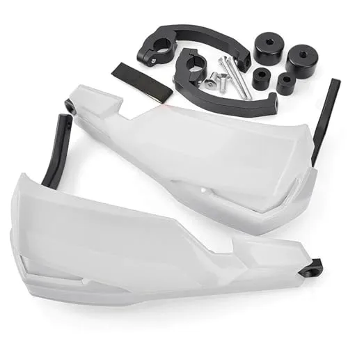 モータサイクルハンドガード 用のXL750 用のトランザルプ 750 2023-2025 オートバイハンドガードシールドプロテクターフロントガラス ナックルガード バイク(WHITE)