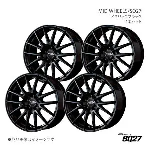 【16インチ 5H114.3 6.5J +38】アルミホイール4本セット プリウスα ZVW40/41W 2011/5～2014/11 MID WHEELS/SQ27 MBK M82666557338030N×4