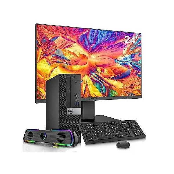 Dell OptiPlex 3040 Desktop Computers with 24" Monitor PC Bundle,16GB Ram New 1TB SSD,Intel AC8260 Built-in WiFi Bluetooth,Intel i5-6500 3.2GH_並行輸入