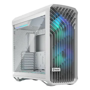 【25日は24時間限定クーポン配布】Fractal Design フラクタルデザインTorrent White RGB TG Clear Tint フルタワー型PCケース FD-C-TOR1A-07(2559051)代引不可 送料無料