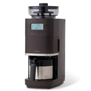 siroca（シロカ） コーン式全自動コーヒーメーカー「カフェばこPRO」 SC-C281(TD) ダークブラウン