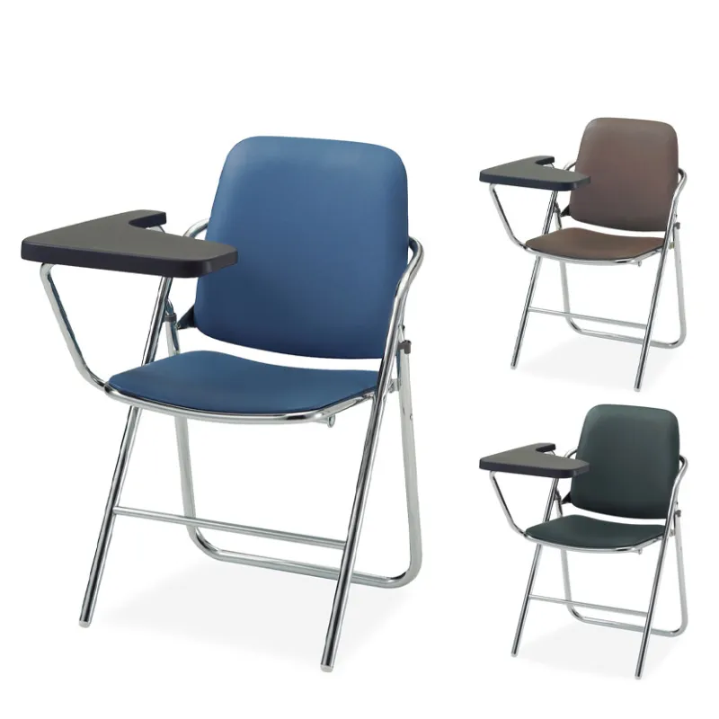 FC-215N | メモ台付折りたたみイスFC-215 シリーズ スチールパイプ径:φ22.2mmタイプ 幅520×奥行635×高さ790mm プラス(PLUS)