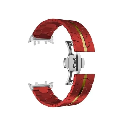 [LOKLNEYK] 隙間のないステンレス鋼クイックストリップに適合するHuawei Watch D2(Red Gold)