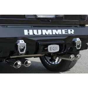 03-06y HUMMER/ハマー H2 CROSS オールステンレスマフラー 4本出し