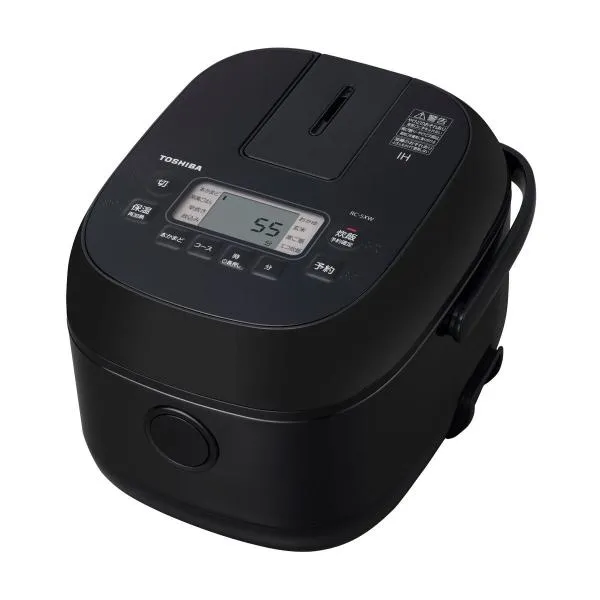 東芝 IHジャー炊飯器(3合炊き) ブラック TOSHIBA RC-5XW-K 返品種別A