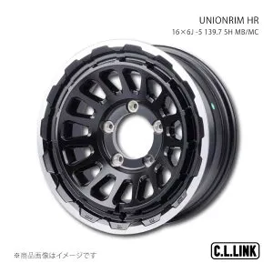 UNIONRIM HR 16×6J -5 139.7 5H MB/MC C.L.LINK/シーエルリンク 品番:UHR166013975mbmc