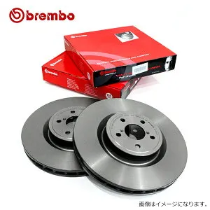 【送料無料】 brembo ブレンボ ブレーキディスク 左右 2枚セット 08.9512.27 プジョー 207 A75FY リア用 ブレーキ ローター ディスク ローター