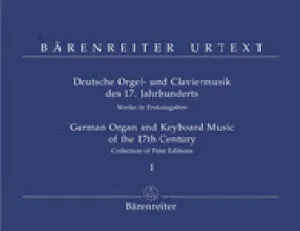 【輸入楽譜】DEUTSCHE ORGEL- UND CLAVIERMUSIK DES 17. JAHRHUNDE