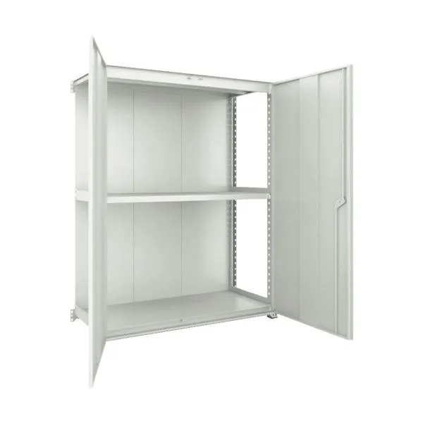 (個別送料2000円)(直送品)TRUSCO M3型棚 背板・扉付 W900XD571 3段 連結 M3-6363-SD-B