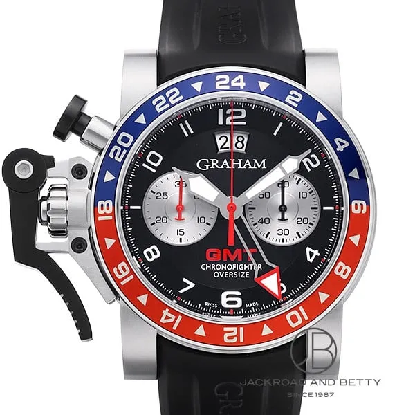 クロノファイター オーバーサイズ GMT ブルー&レッド 2OVHS.B39A