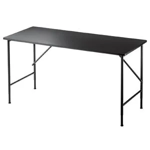 101-MX1460BK パソコンデスク マルチワークデスク W1400 高さ変更 3段階 70cm 72cm 74cm 奥行60cm 大型ケーブルトレー付 アジャスター 耐荷重50kg ブラック