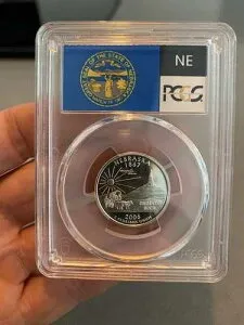 2006-S 25セント ネブラスカ州クォーター貨幣 PCGS PR69 DCAM 90% シルバー